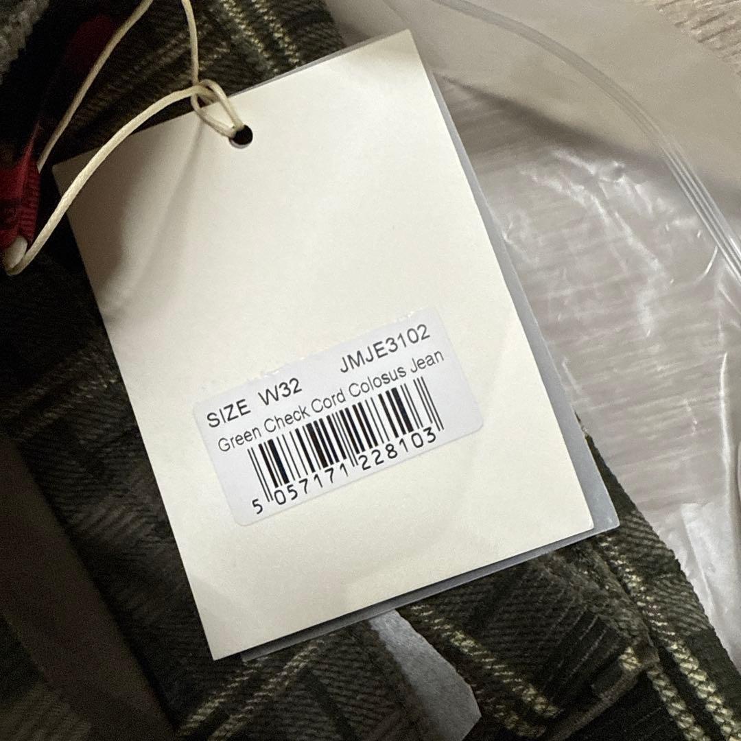 Jaded London チェック コーデュロイパンツ W32 かつき着用