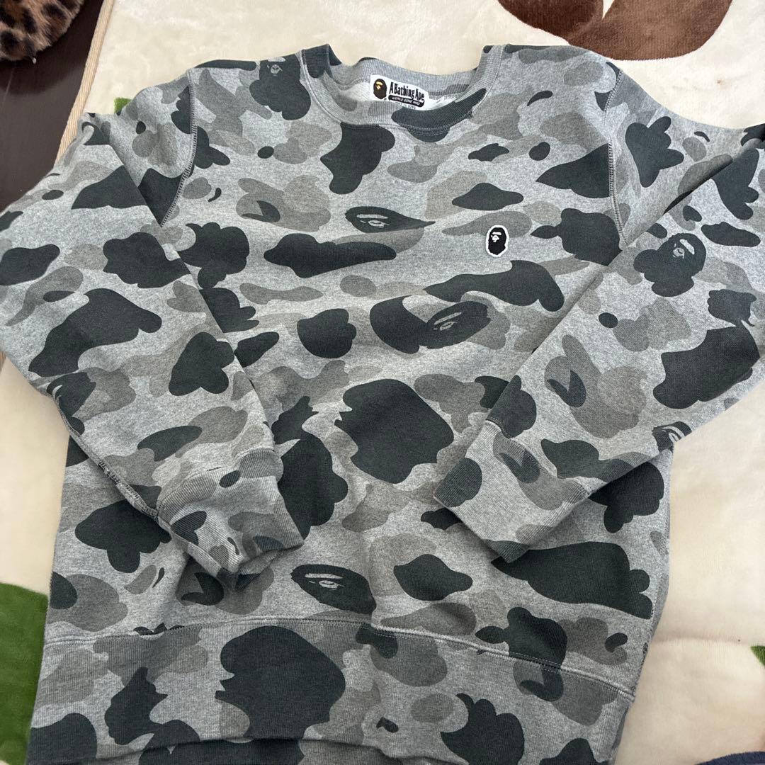 A Bathing Ape カモフラージュ スウェット S