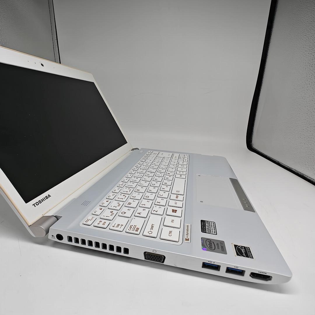 【東芝】R734 高速i7 新品SSD256GB 16GB ホワイト ノートPC