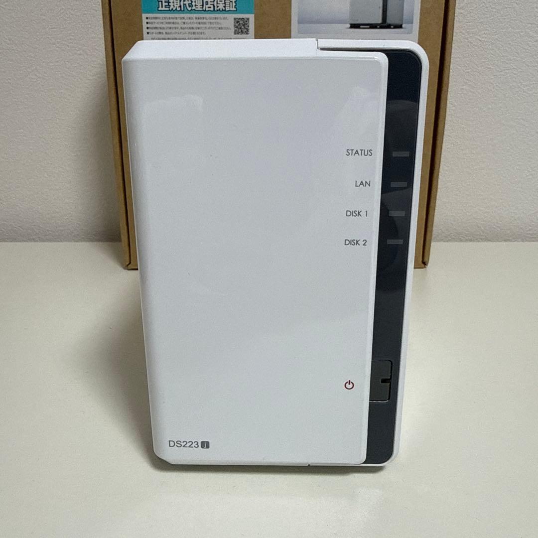 Synology NASキット 2ベイ DS223j HDDなし