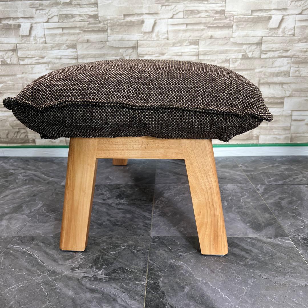 【美品】無印良品　ハイバックリクライニングソファ用「オットマン」①