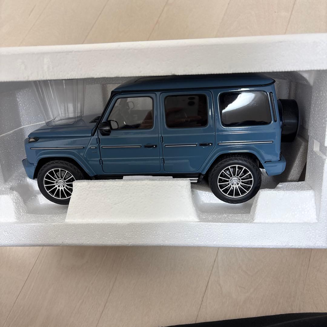 ミニチャンプス ベンツ G400d 1/18 ミニカー チャイナブルー