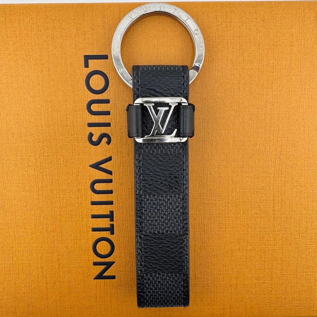 【極美品】ルイヴィトン キーリング ダミエグラフィット LVドラゴンヌ