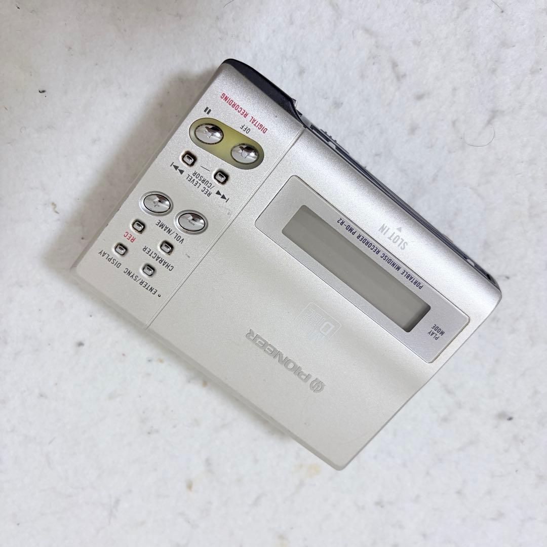 PIONEER ポータブルMDレコーダー PMD-R2 動作確認済