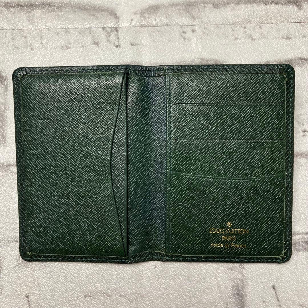 ルイヴィトン☆名刺入れ　カーキ　カードケース　オーガナイザー ドゥ ポッシュ