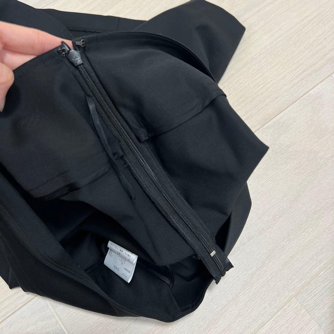 超美品 theory luxe スーツ セットアップ スカート ブラック