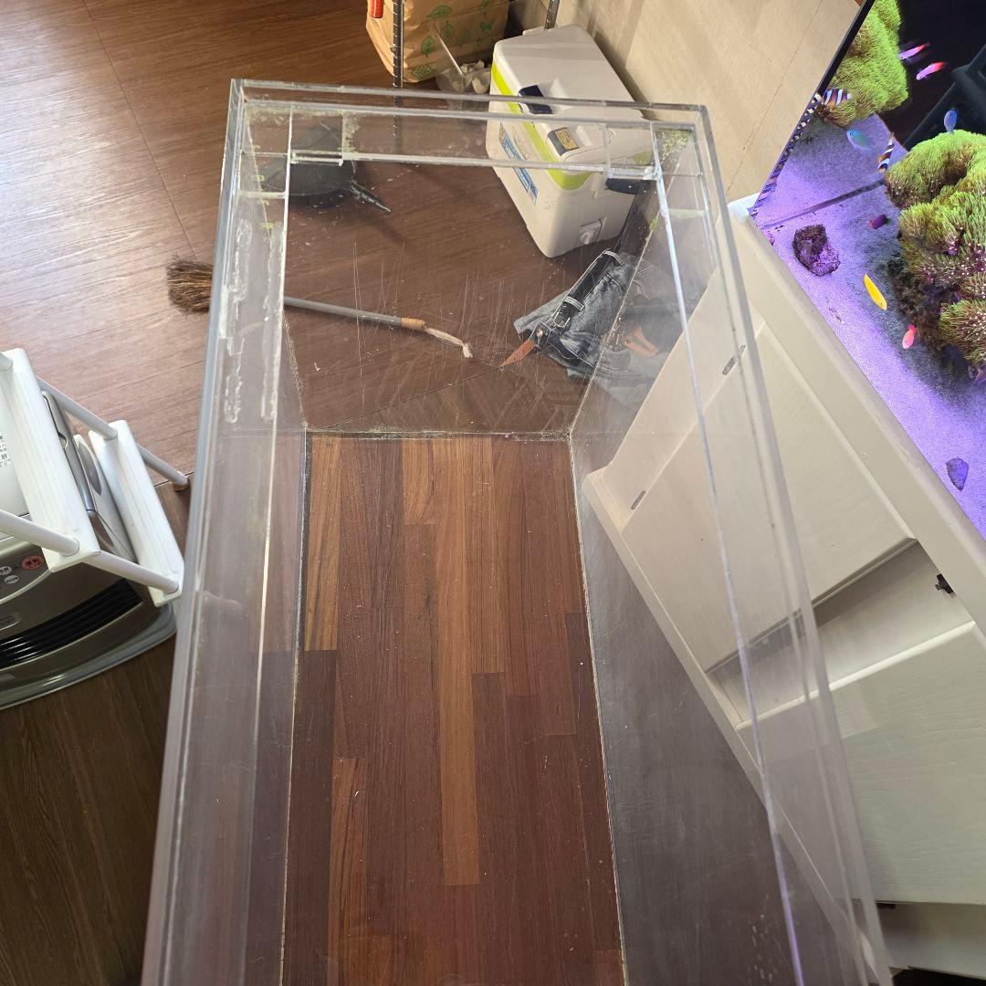 ステージア　ウッドキャビ　 1200　アクリル水槽　セット　キャビネット