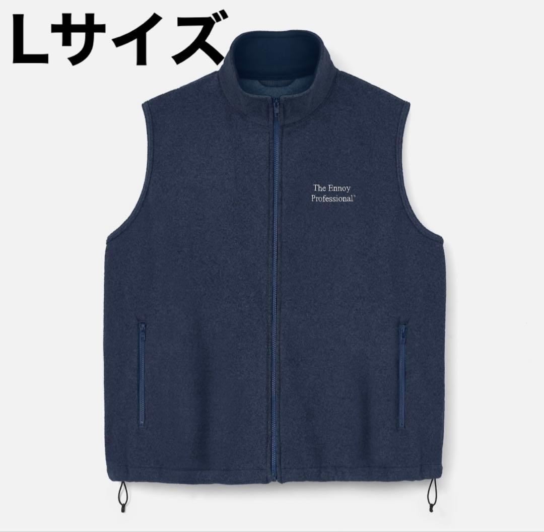 新品　PROFESSIONAL FLEECE VEST (NAVY) Lサイズ
