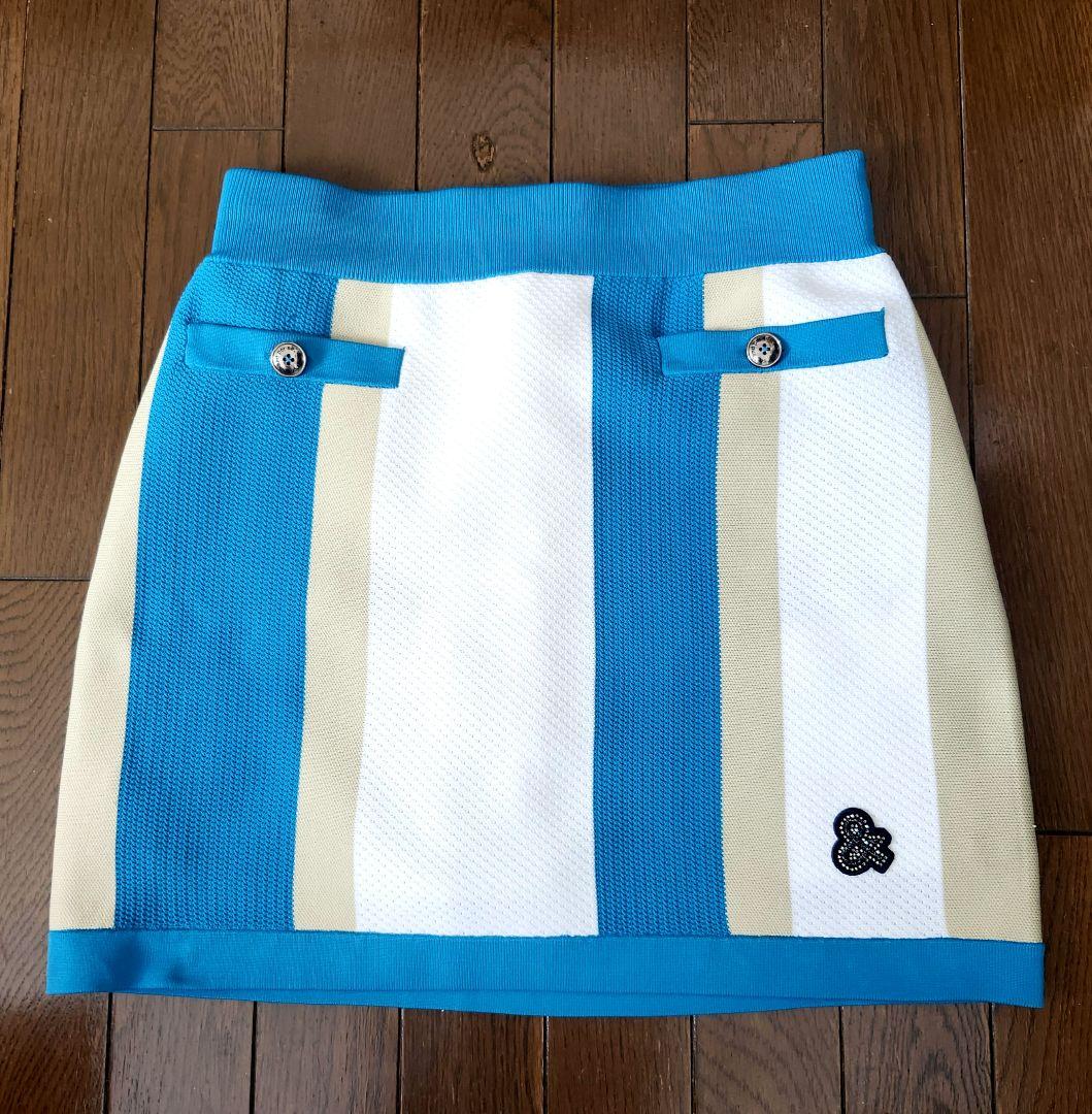 今期冬物 and per se レディースニットスカート定価27500円