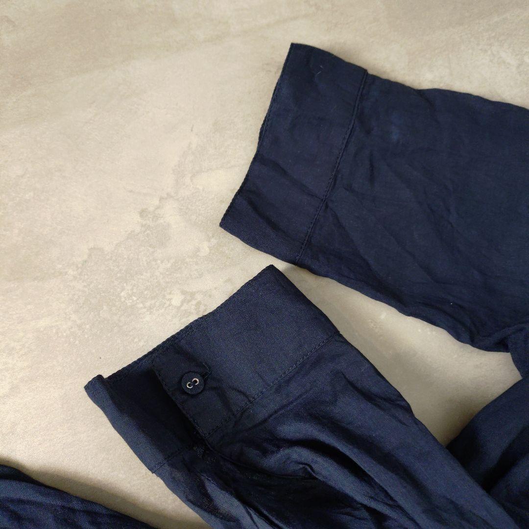 JENNE ジェンヌ　オードリールックエアリーワンピース フレア M ネイビー