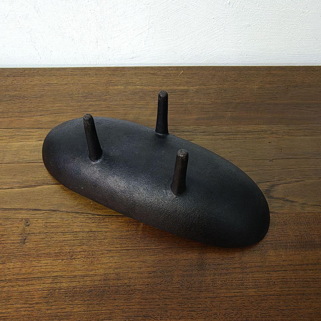 【mid century design】南部鉄器 花器 水盤 三ツ足