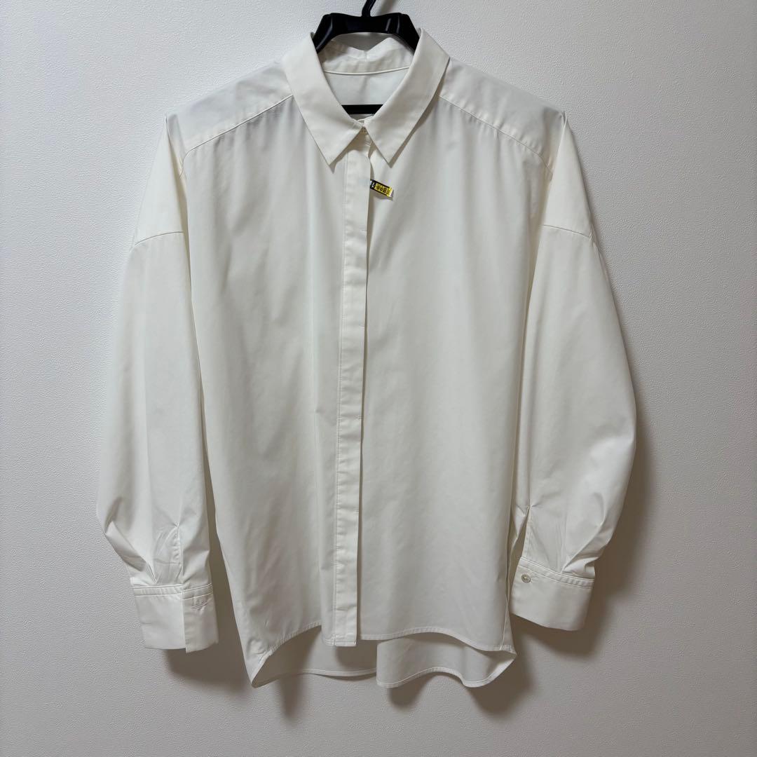 soeju ソージュ　コクーンシャツ　ホワイト　M UVカット　ウォッシャブル