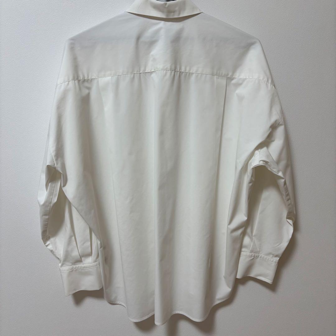 soeju ソージュ　コクーンシャツ　ホワイト　M UVカット　ウォッシャブル