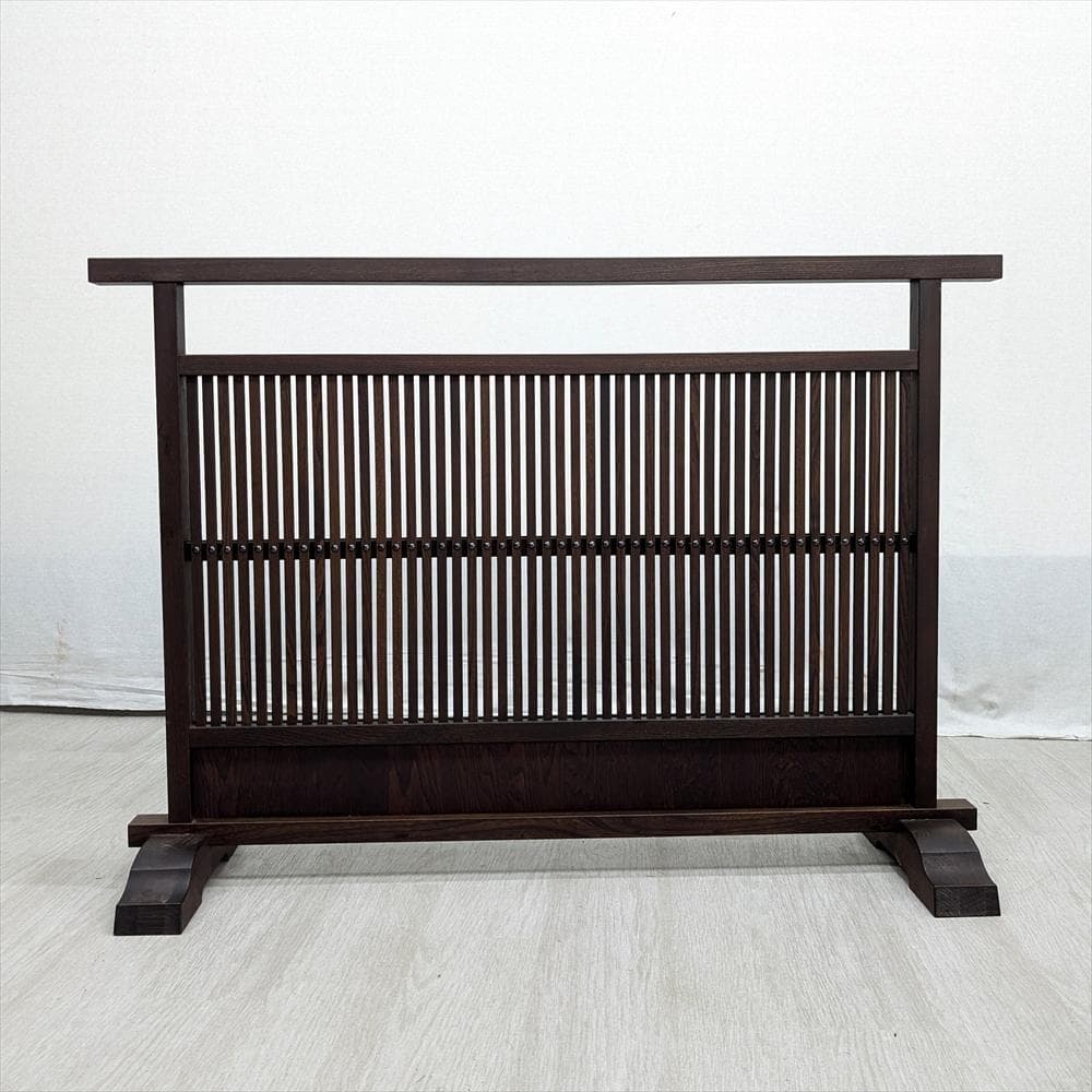 美品　飛騨産業　キツツキ　格子　衝立　パーティション　間仕切り　つい立　目隠し