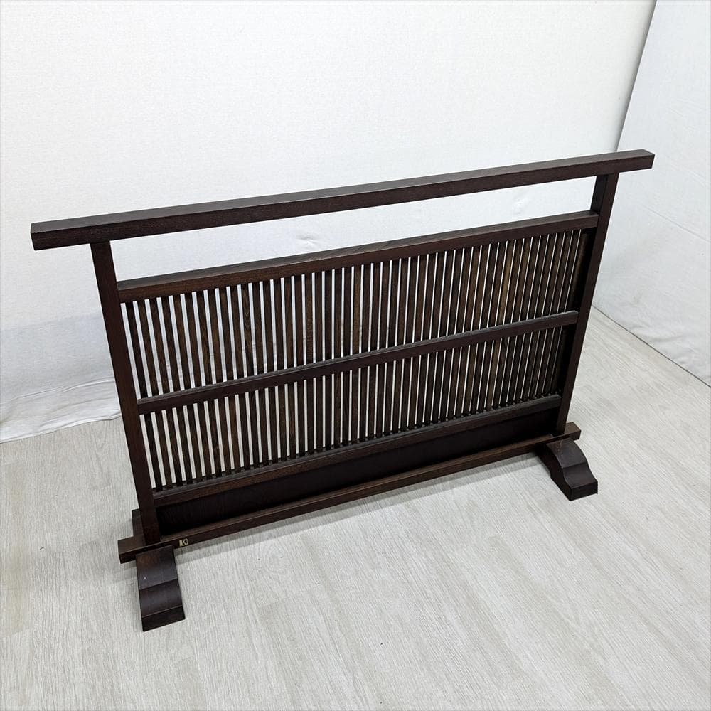 美品　飛騨産業　キツツキ　格子　衝立　パーティション　間仕切り　つい立　目隠し