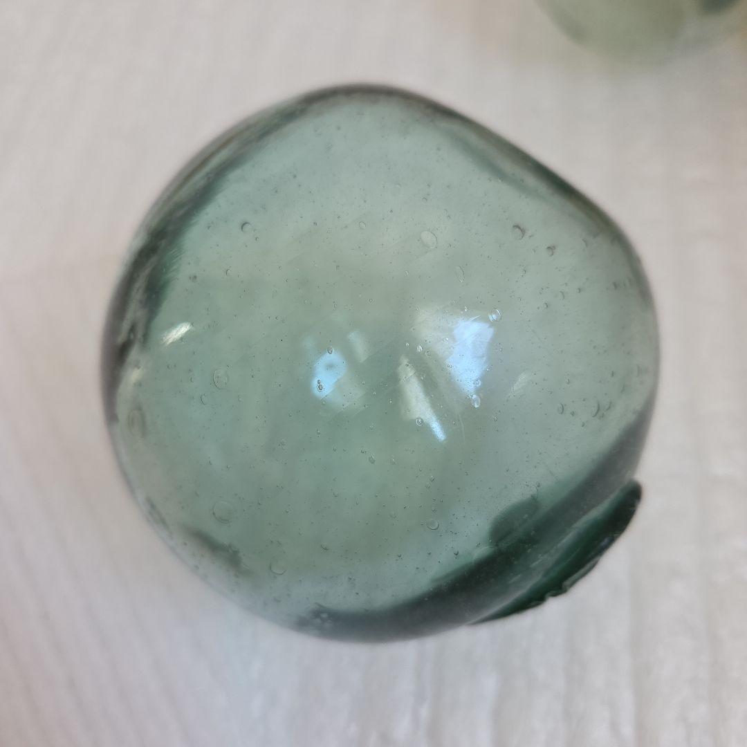 ガラス浮き玉 ガラス玉 ゆがみ２ ☆缶茶１ SA