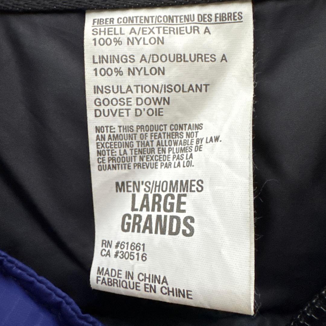 真*紀様 THE NORTH FACE ヌプシベスト ダウンベスト L 青黒 バ