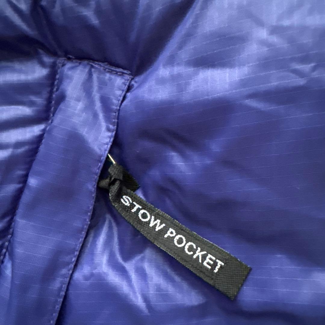 真*紀様 THE NORTH FACE ヌプシベスト ダウンベスト L 青黒 バ