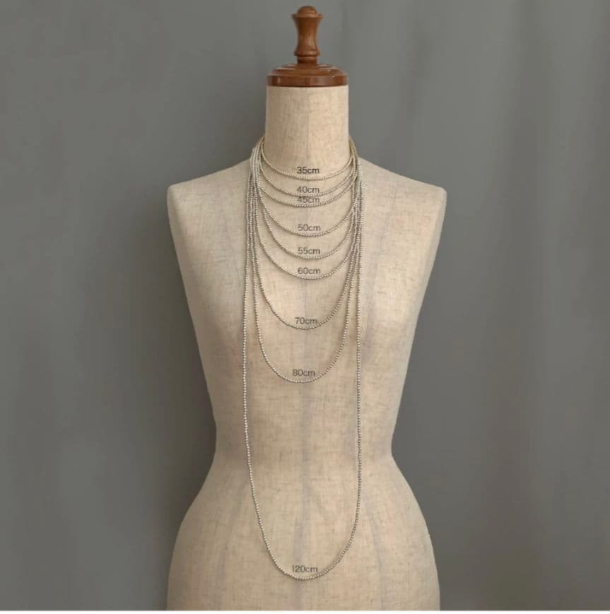 エリカ・ニコラス・ベゲイ ネックレス 6mm 45cm