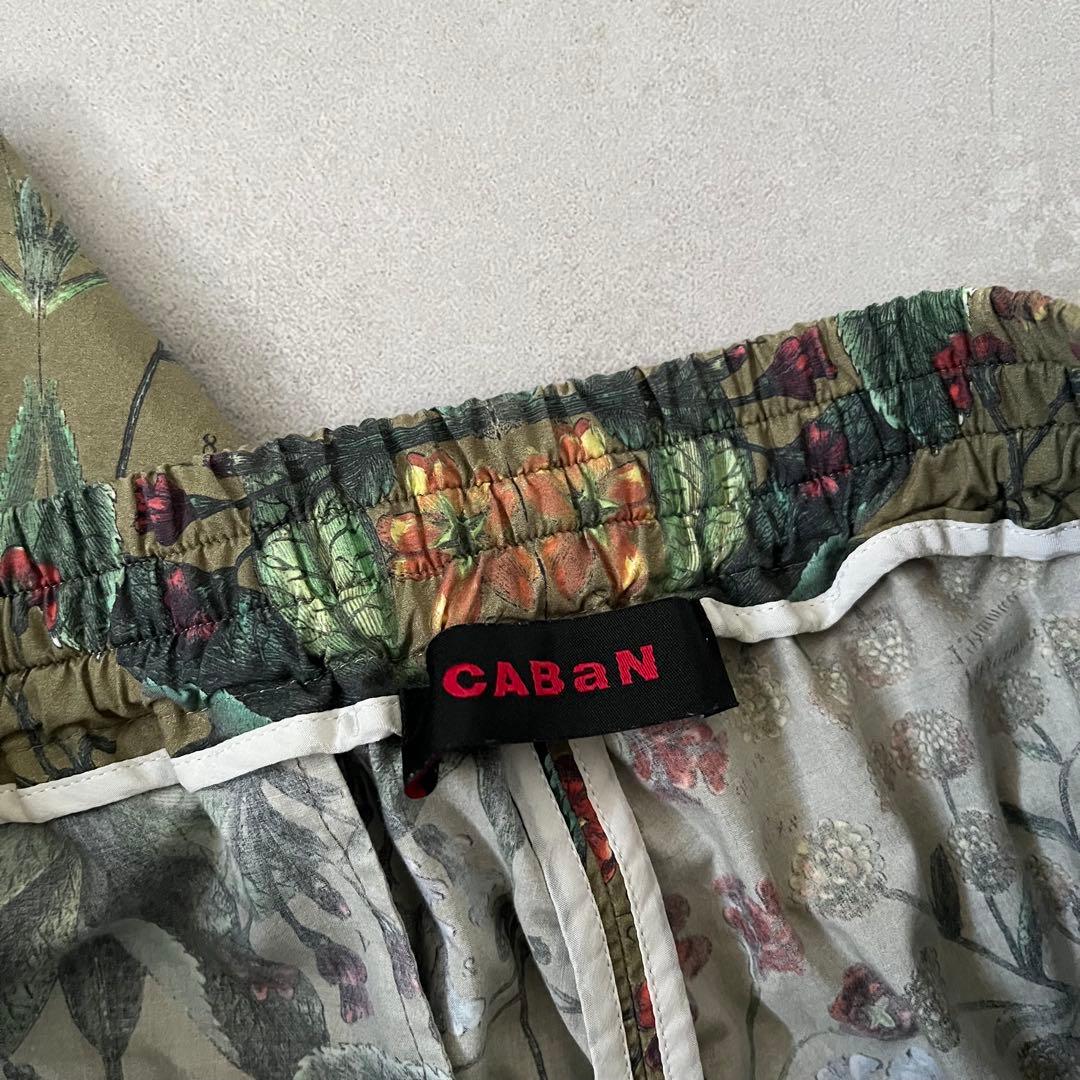 CABaN キャバン コットンブロード パレルモプリントイージーパンツ