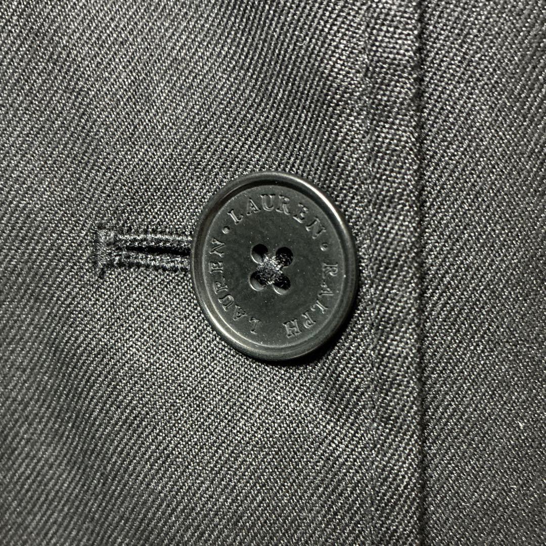 美品 超希少 ローレンラルフローレン シルク100%サファリジャケット ブラック