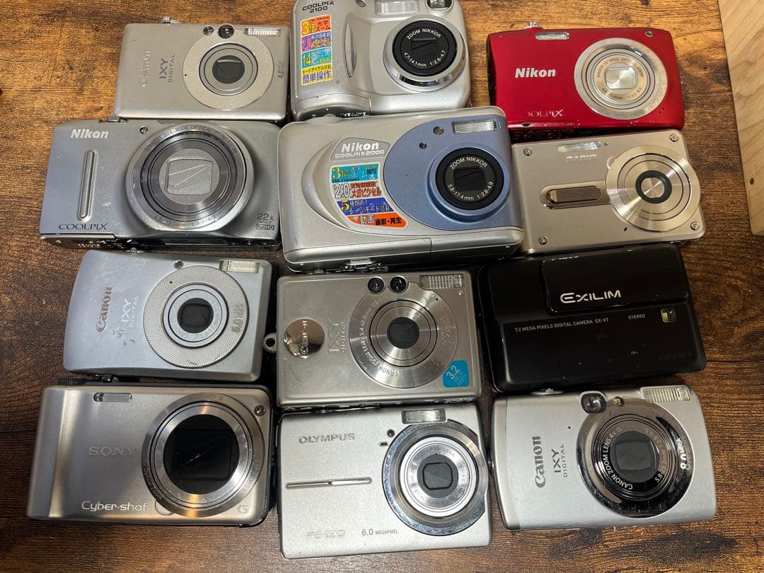 デジカメ ジャンク まとめ 12台