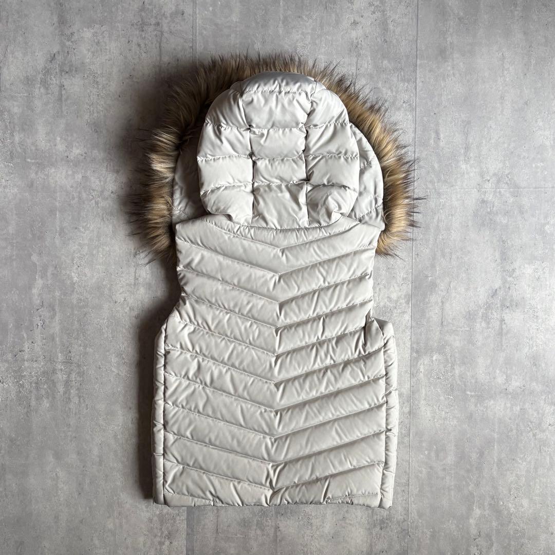 【GAP】ファー付き　ダウンベスト　フード大きめ　y2k お兄系　ギャル男　短丈