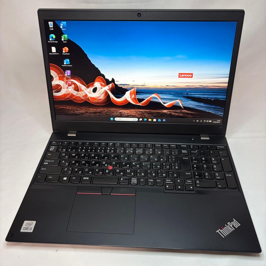 美品 ThinkPad L15 Gen1 10世代 i5 8GB 256GB