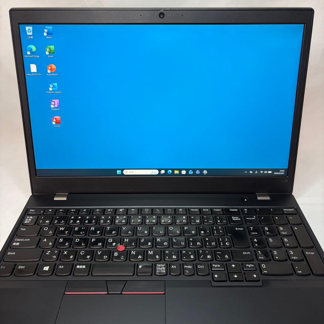 美品 ThinkPad L15 Gen1 10世代 i5 8GB 256GB