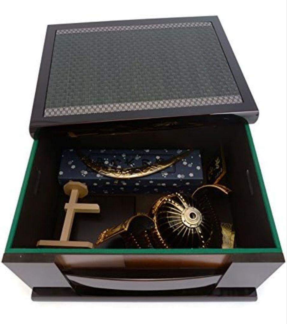 五月人形 伊達政宗 着用 兜収納飾り 兜飾り 平安義正作 本金箔焼箔仕上げ