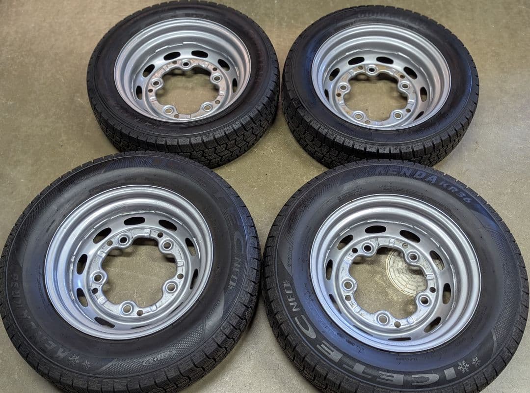 値下げ空冷ビートル 純正タイプホイール スタッドレス 4本 即使用可 使用期間少