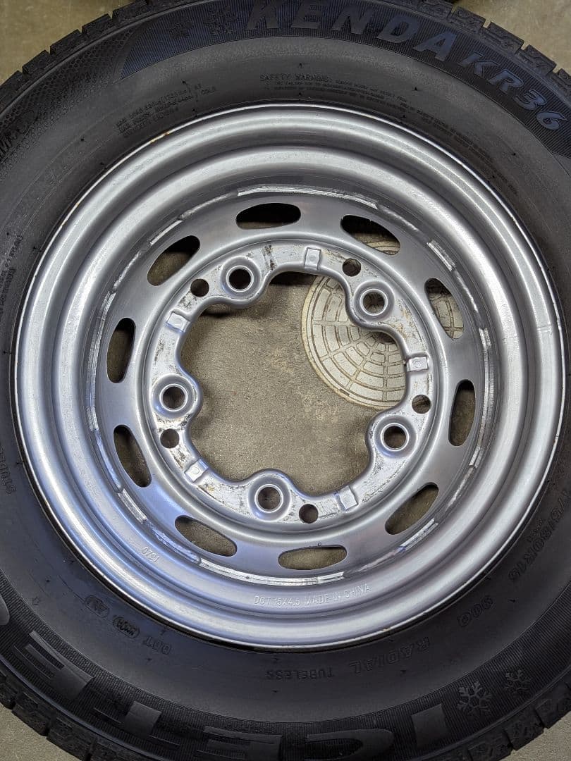 値下げ空冷ビートル 純正タイプホイール スタッドレス 4本 即使用可 使用期間少