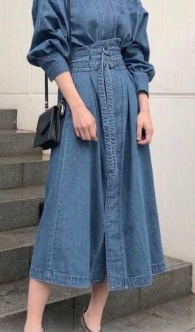 デニム　ワンピース　アメリヴィンテージ