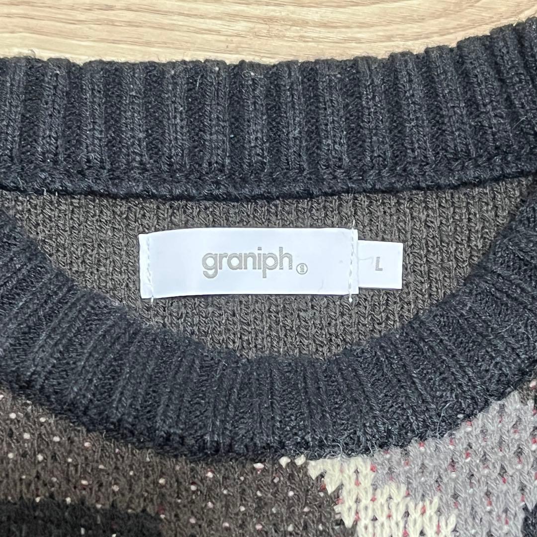 グラニフ×エヴァンゲリオン　ニット　L