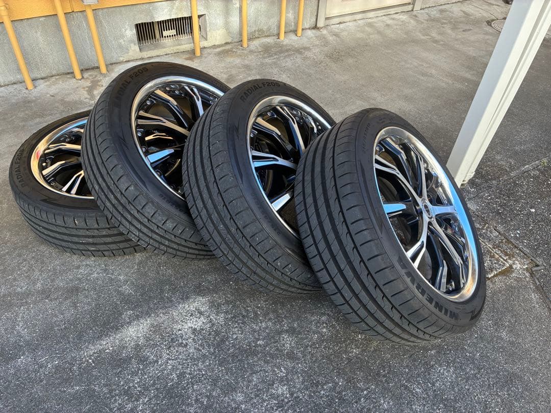 ワーク シュバート SC4 18インチ ホイールセット 215/45R18バリ溝