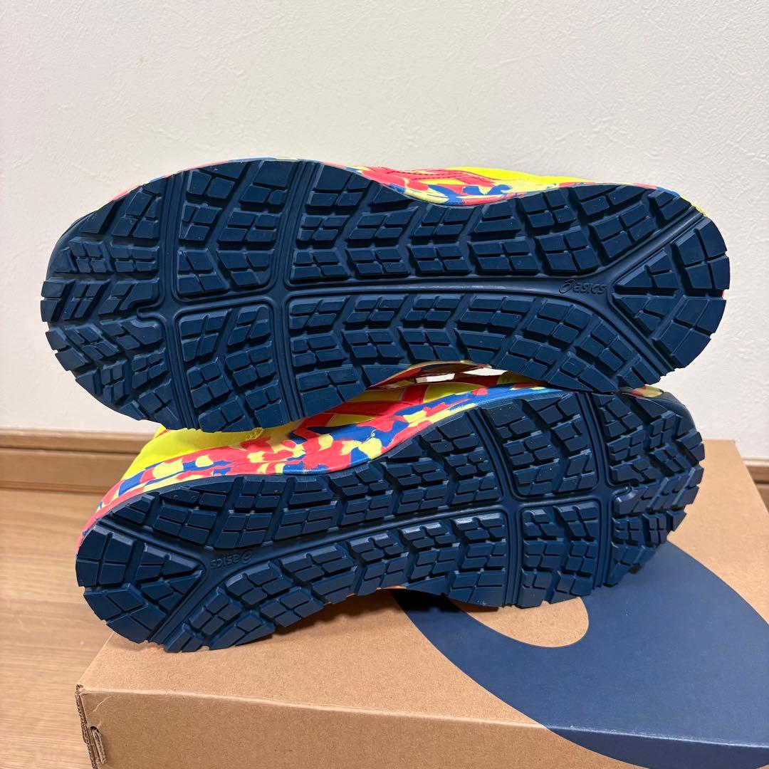 asics 蛍光イエロー ハイカット安全靴