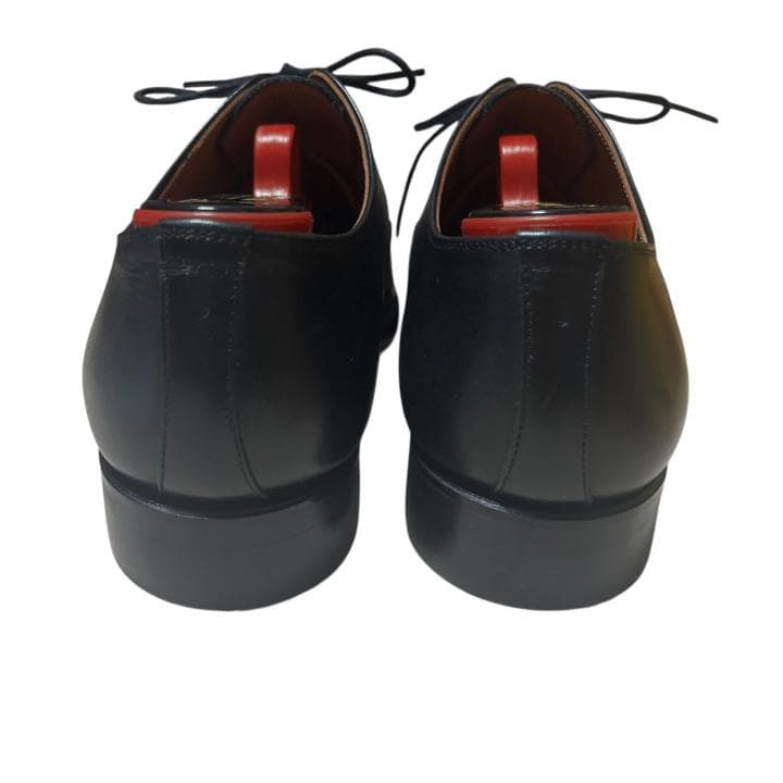 【美品】スコッチグレイン NL-4116 ストレートチップ ブラックレザー 24