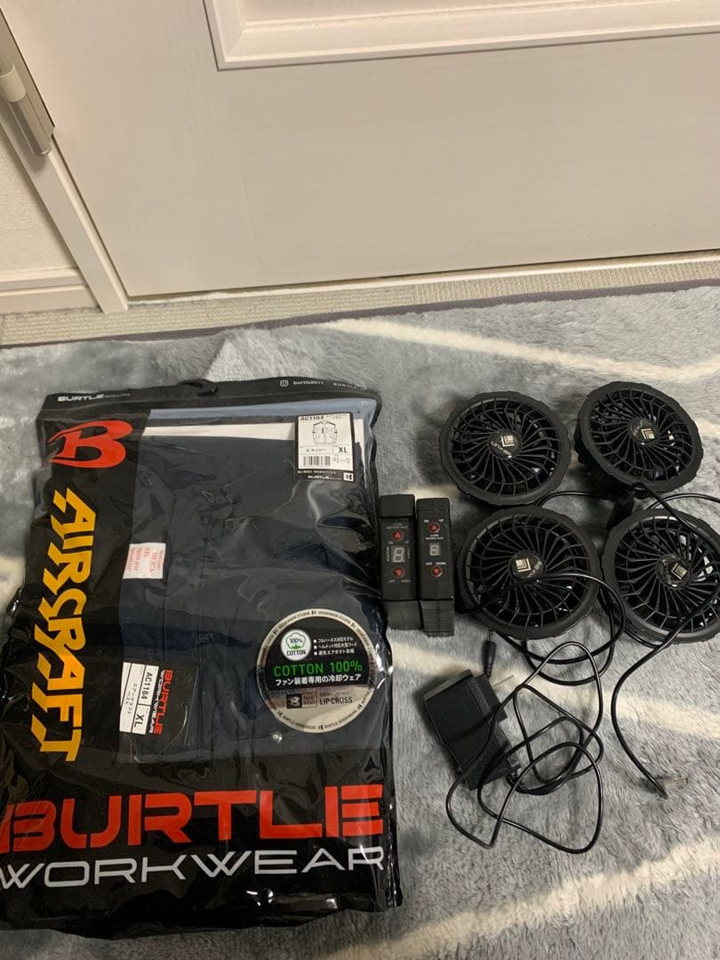 新品BURTLE 空調服　ファン　バッテリー　2セット