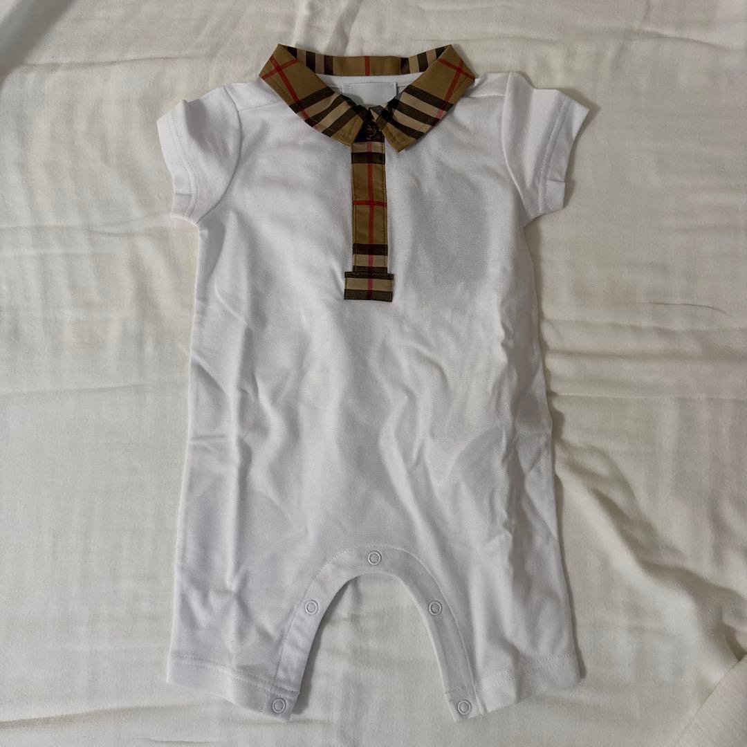 BURBERRY ホワイトロンパース 3m