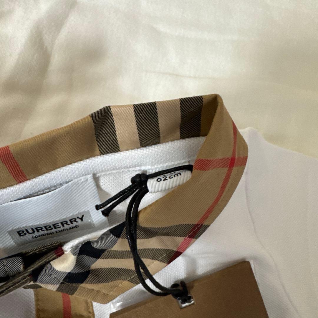 BURBERRY ホワイトロンパース 3m