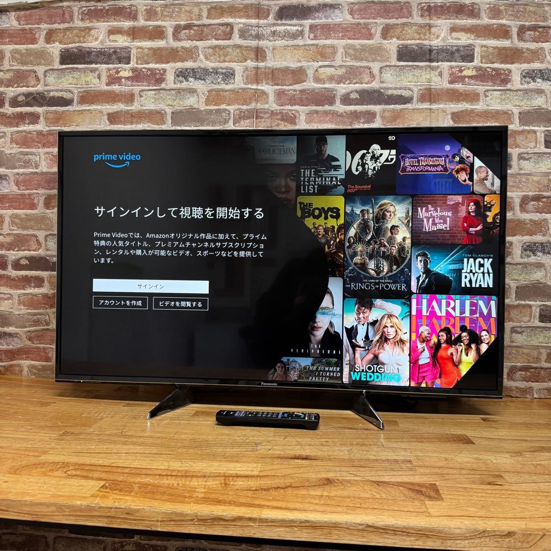 パナソニック 43V型 4K 液晶テレビ スマートビエラ TH-43EX750