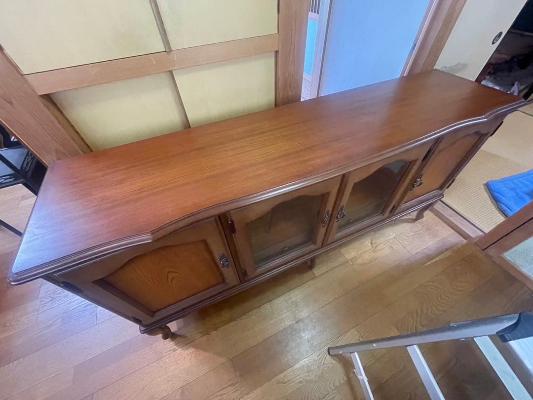 引取限定　maruni マルニ　キャビネット　サイドボード アンティーク 収納棚