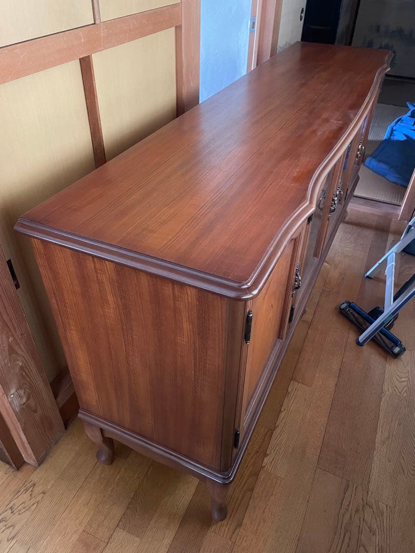 引取限定　maruni マルニ　キャビネット　サイドボード アンティーク 収納棚