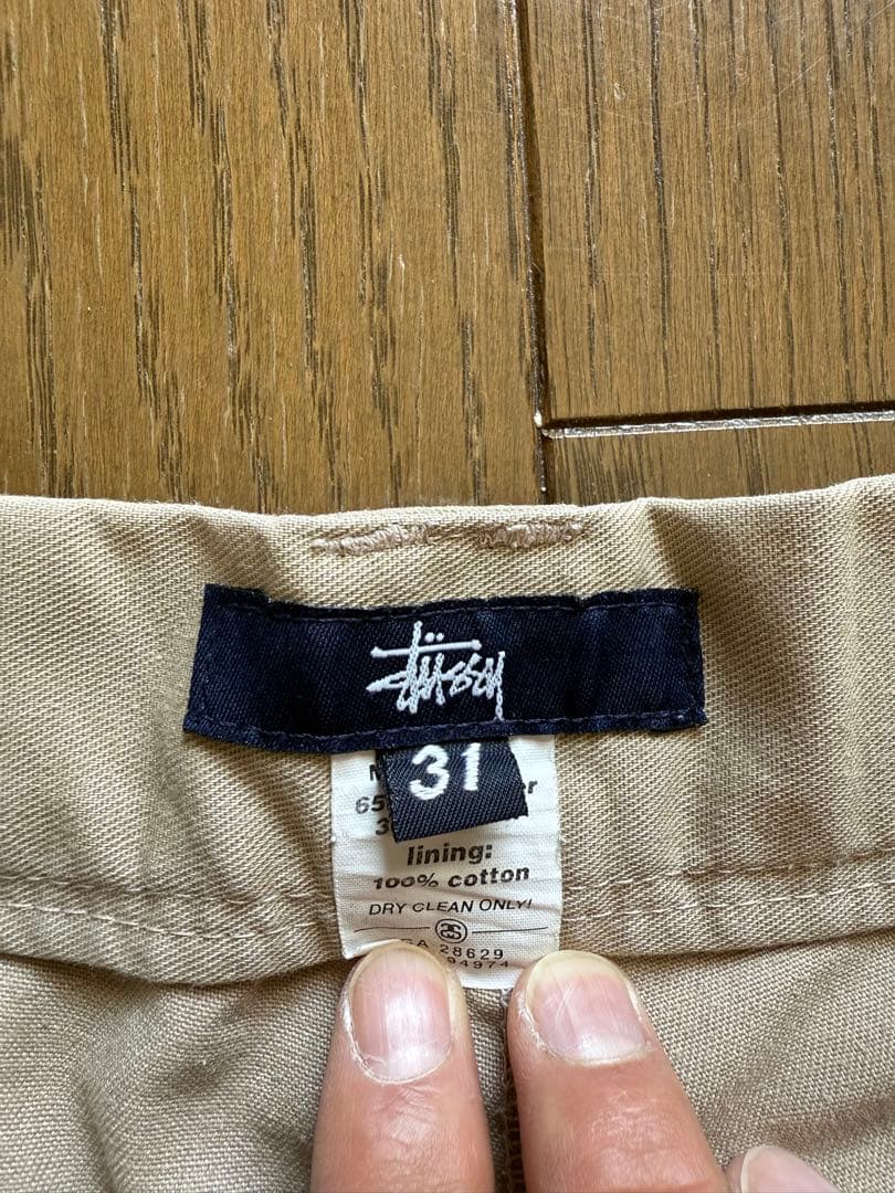 希少　90s STUSSY オールドステューシー　カーゴショート　USA製