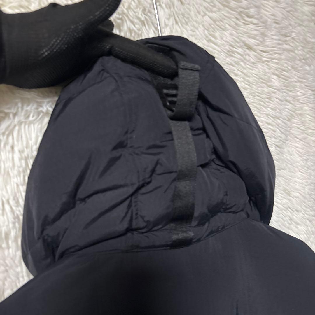 エディバウアー　カラコラム　ダウンジャケット　S表記　黒　フード