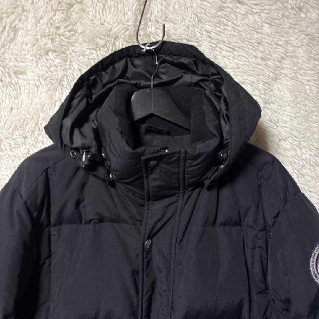 エディバウアー　カラコラム　ダウンジャケット　S表記　黒　フード