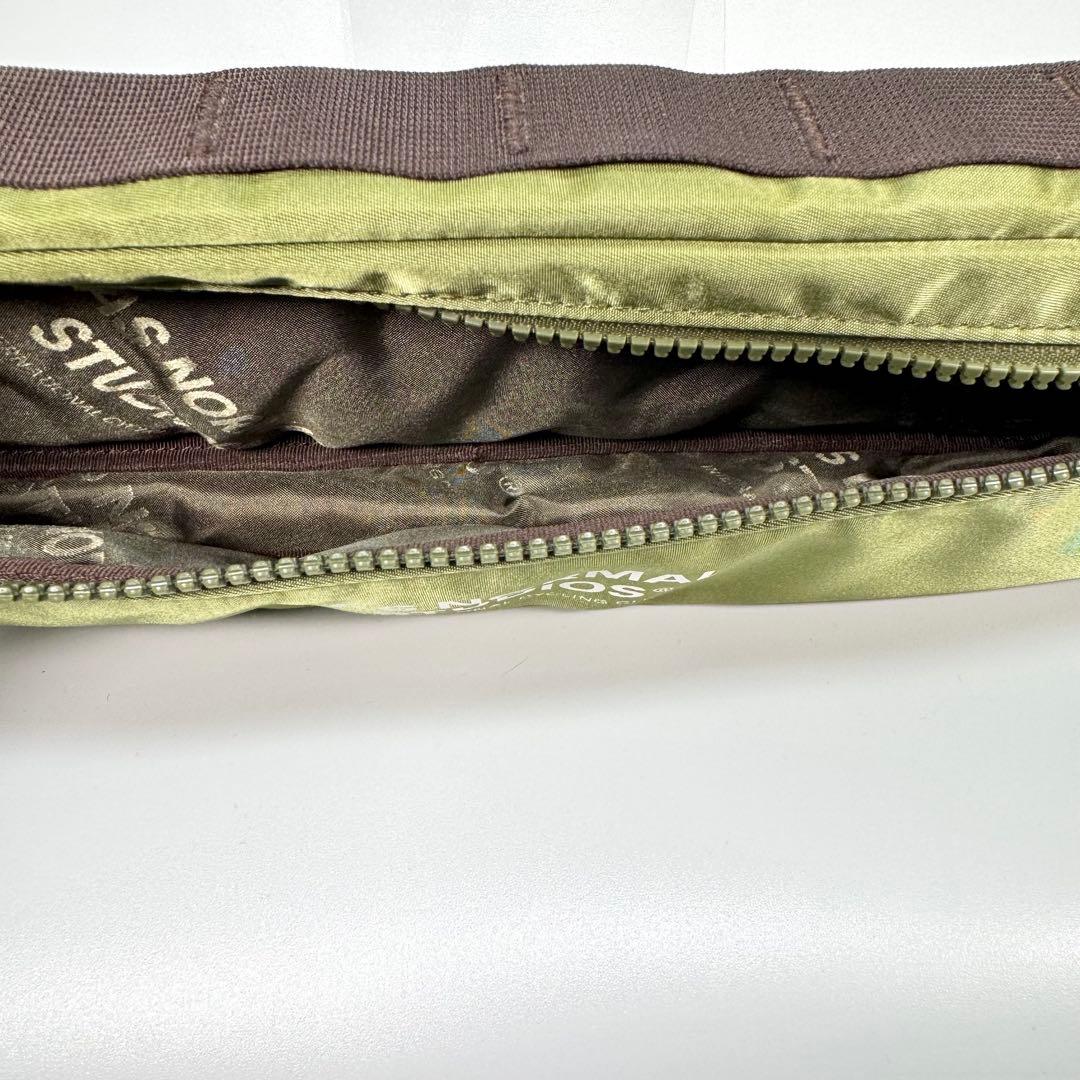 パスノーマルスタジオ × Porterフレームバッグ オリーブグリーン