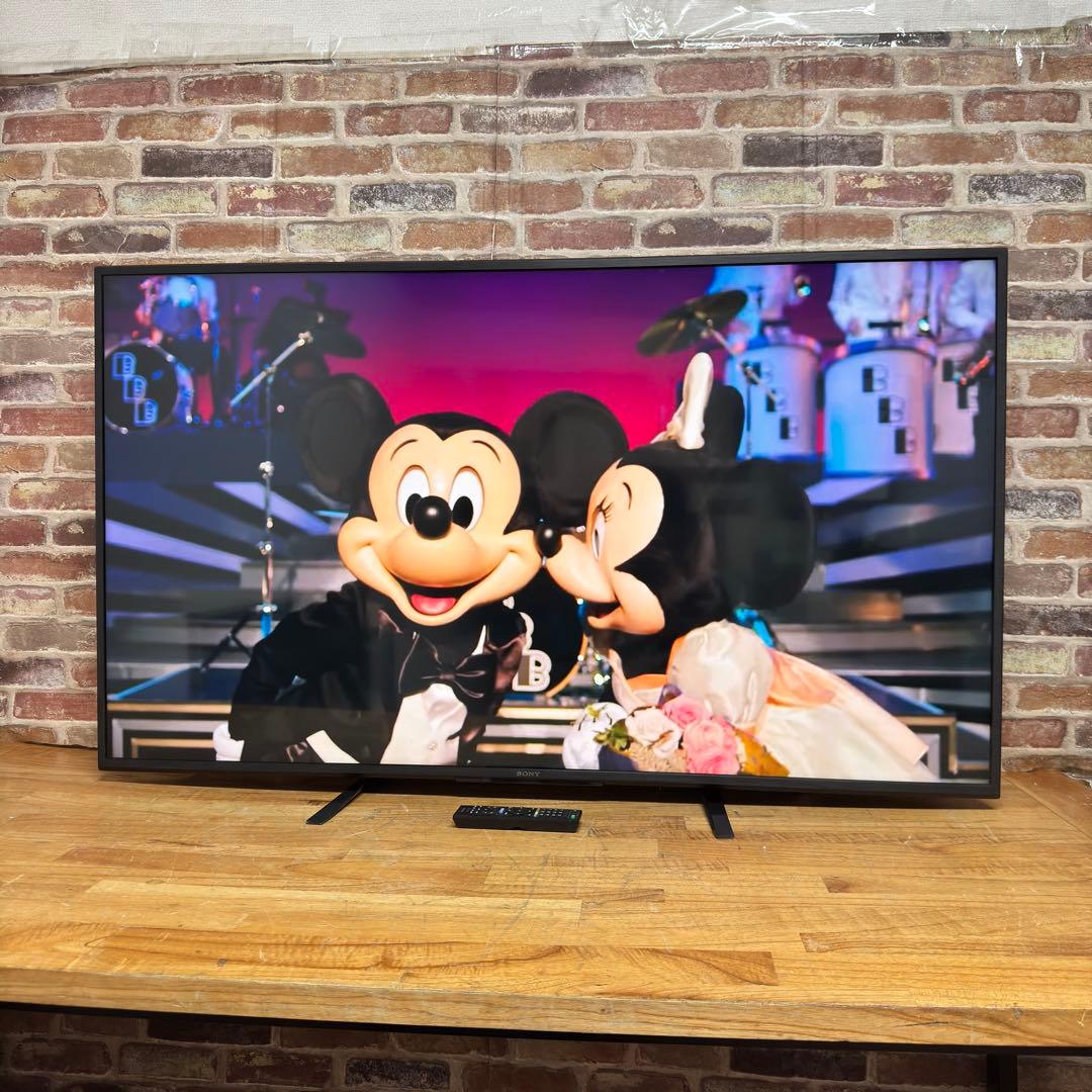 SONY 55V型 4K チューナーレス 液晶テレビ BRAVIA 動画アプリ○