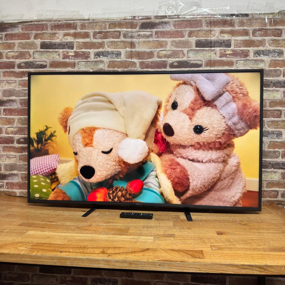 SONY 55V型 4K チューナーレス 液晶テレビ BRAVIA 動画アプリ○