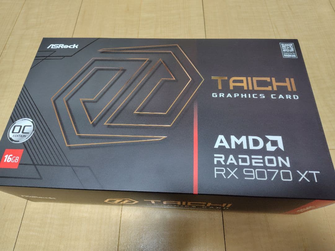 グラフィックボード・グラボ・ビデオカード ASRock Radeon RX 9070 XT 16GB Taichi